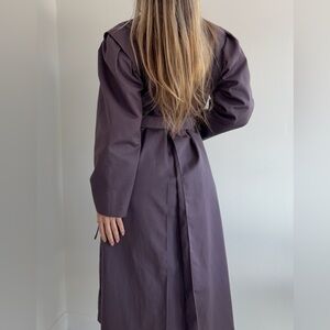 Vintage Lavender Coat Misty Harbor Size 10 Petite Made in USA Classic